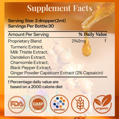 Golden Root Liver & Stomach Support Drops